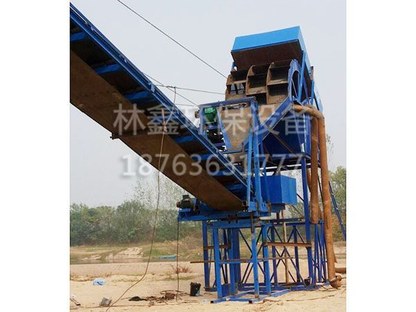 抽沙水洗輪式洗沙機